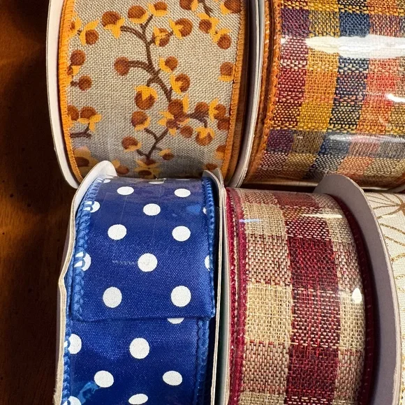 Wired Ribbon, NEW, Pack Of 10 Rolls - Picture 5 of 12